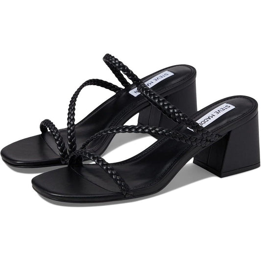 Ioanna Black Heeled Sandals