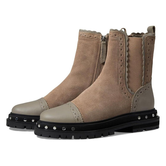 Tate Oyster Studded Chelsea Booties