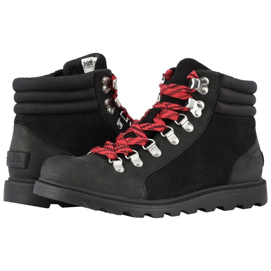 Ainsley Conquest Black Lace Up Hiker Booties