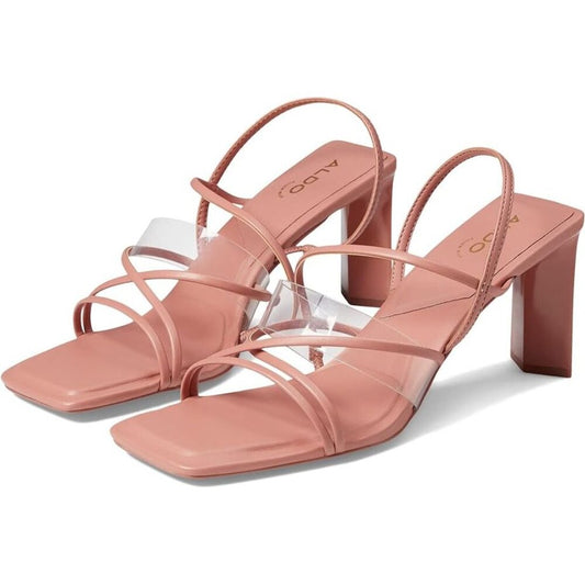 Jennifer Pink Strappy Heels